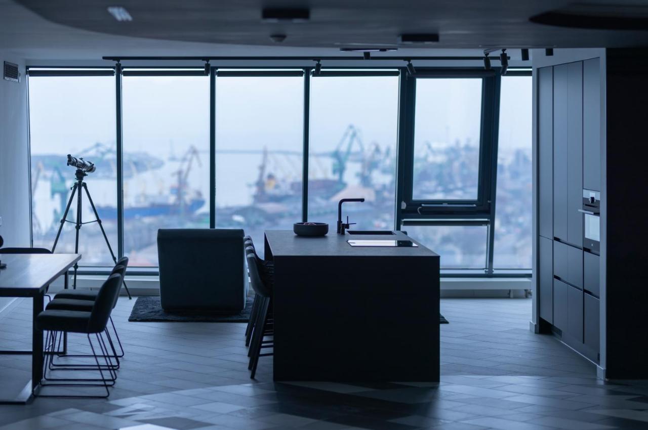 Sky Garden Penthouse Lägenhet Klaipėda Exteriör bild